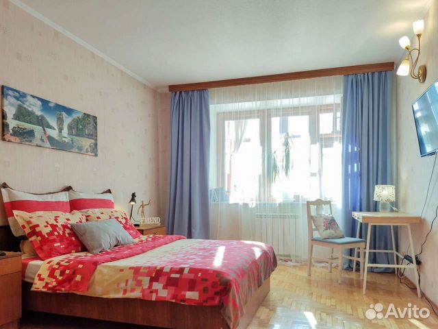 

1-к. квартира, 46 м², 2 кровати