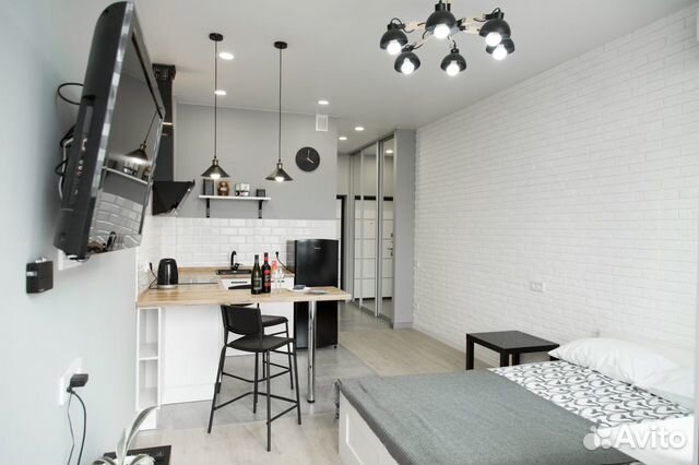 

Квартира-студия, 30 м², 1 кровать