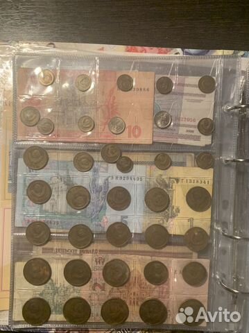 Старинные монeты альбом