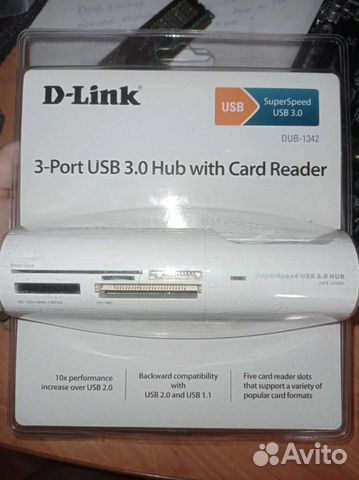 Картридер usb3.0 Hub with Card Reader