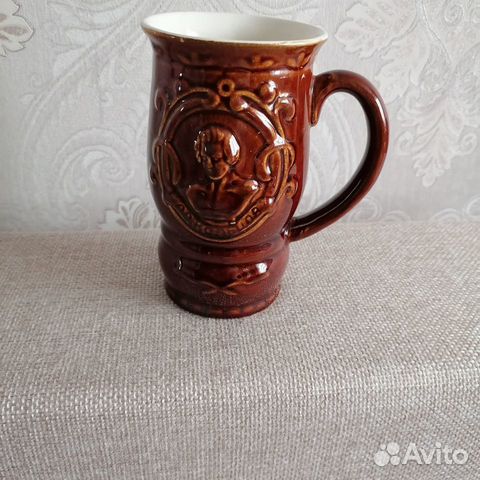 Керамическая пивная кружка