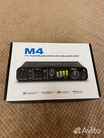 Внешняя звуковая карта motu m4