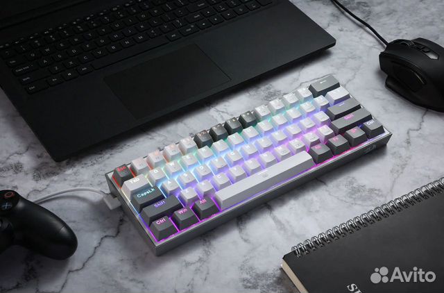 Как разобрать клавиатуру k617 rgb Механическая клавиатура Redragon fizz k617, новая купить в Мытищах Бытовая элект