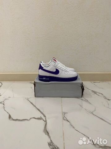 Кроссовки nike air force 1 белые женские