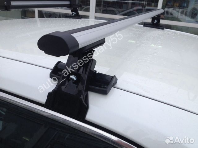 Рейлинги поперечные на плоскую крышу аэродинамика