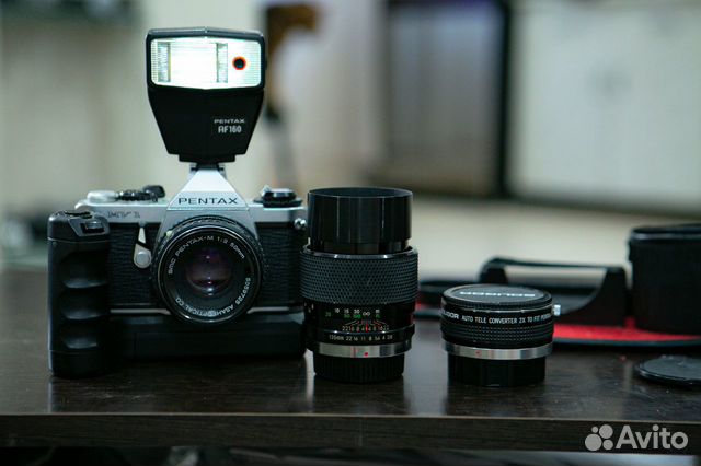 Фотоаппарат Pentax MV-1 + 2 объектива + вспышка