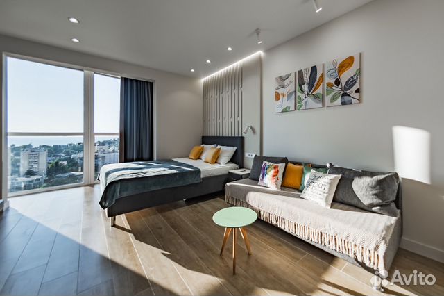 

Квартира-студия, 27 м², 2 кровати