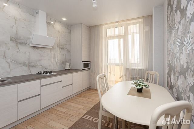 

1-к. квартира, 45 м², 2 кровати