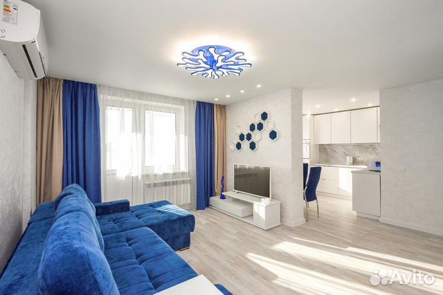 

1-к. квартира, 45 м², 2 кровати