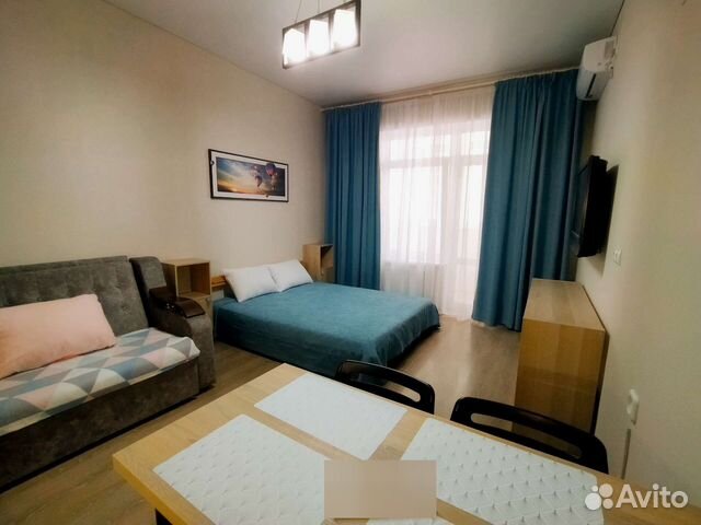

Квартира-студия, 35 м², 2 кровати