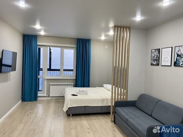 

Квартира-студия, 35 м², 2 кровати