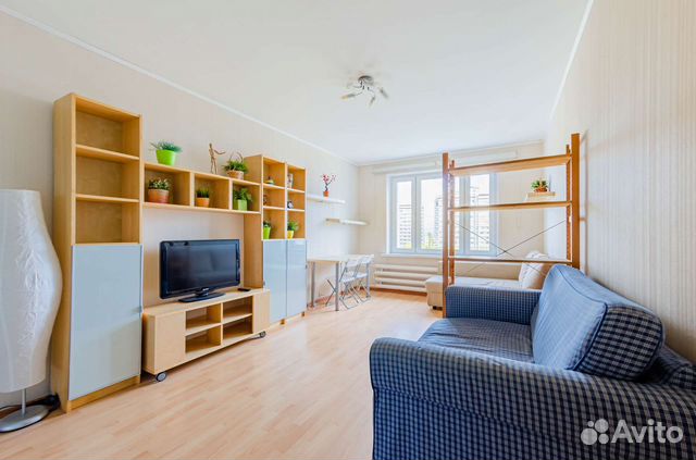 

1-к. квартира, 38 м², 2 кровати