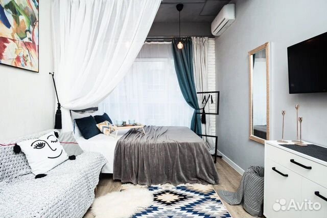 

Квартира-студия, 23 м², 1 кровать