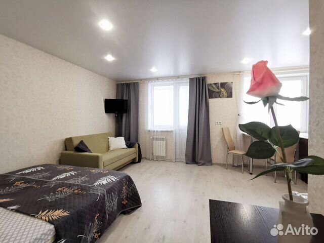 

Квартира-студия, 38 м², 2 кровати