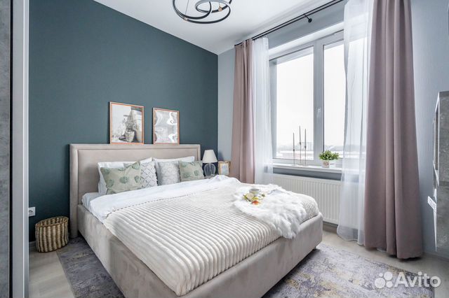 

2-к. квартира, 45 м², 2 кровати