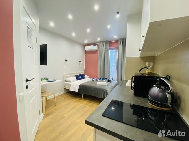 

Квартира-студия, 25 м², 1 кровать
