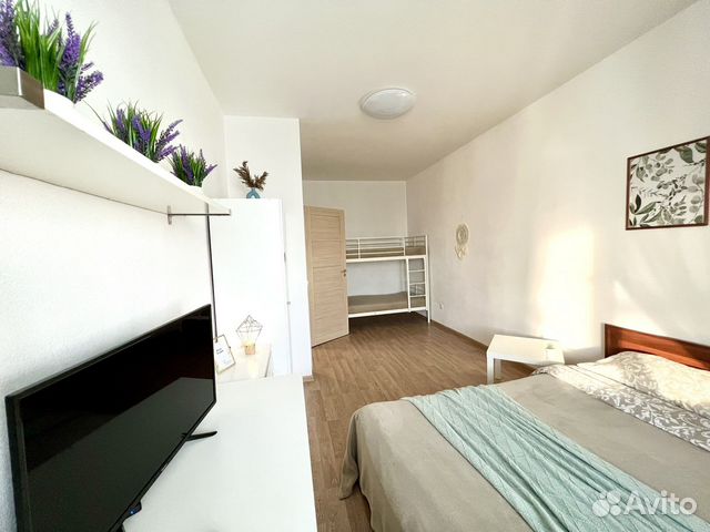 

1-к. квартира, 40 м², 3 кровати