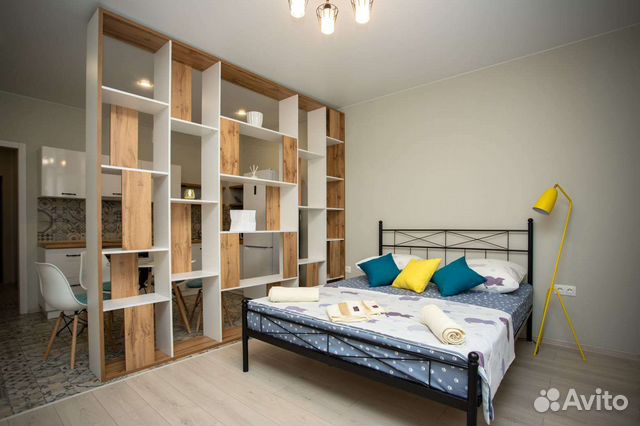 

Квартира-студия, 35 м², 1 кровать