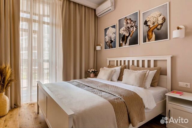 

1-к. квартира, 50 м², 2 кровати