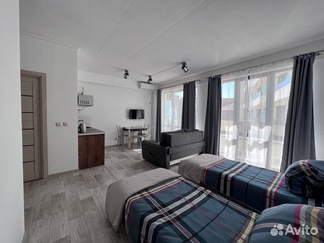 

Квартира-студия, 36 м², 2 кровати