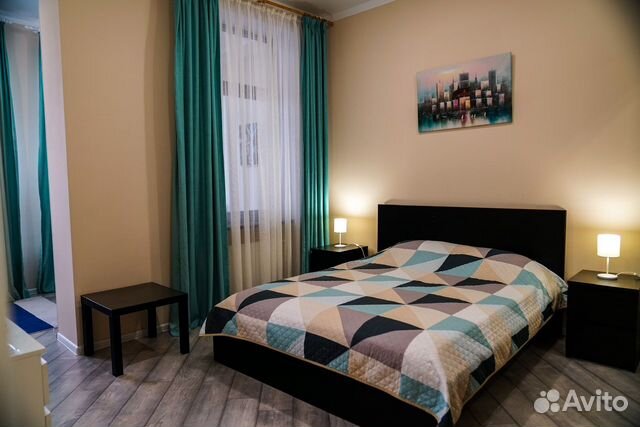 

1-к. квартира, 52 м², 3 кровати