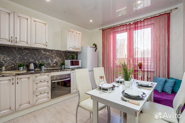 

1-к. квартира, 45 м², 3 кровати
