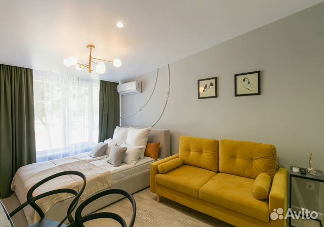 

Квартира-студия, 25 м², 2 кровати