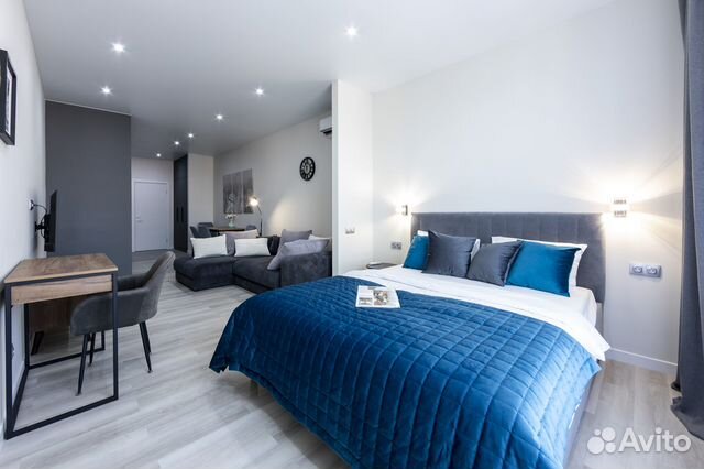 

Квартира-студия, 45 м², 2 кровати