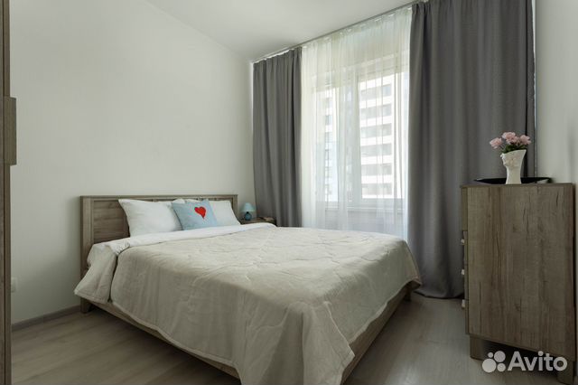 

1-к. квартира, 40 м², 2 кровати
