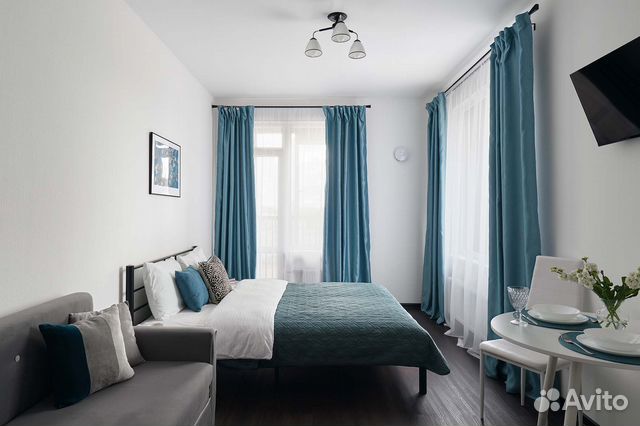 

Квартира-студия, 26 м², 2 кровати