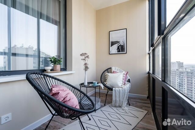 

1-к. квартира, 38 м², 2 кровати