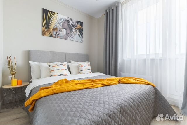 

1-к. квартира, 42 м², 2 кровати