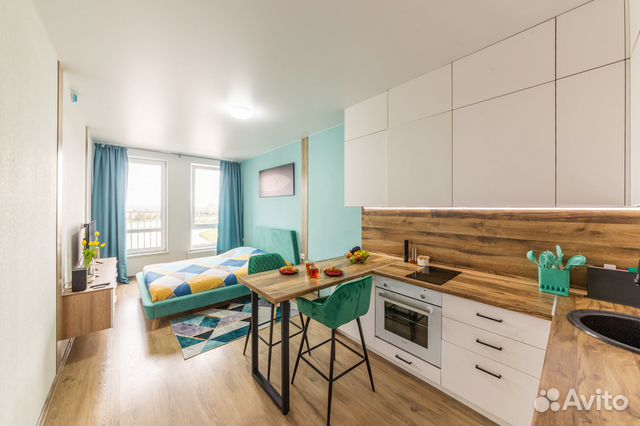

Квартира-студия, 25 м², 1 кровать