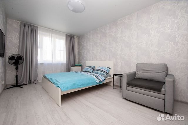 

1-к. квартира, 38 м², 3 кровати