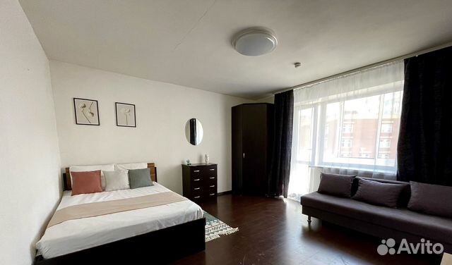 

1-к. квартира, 46 м², 2 кровати