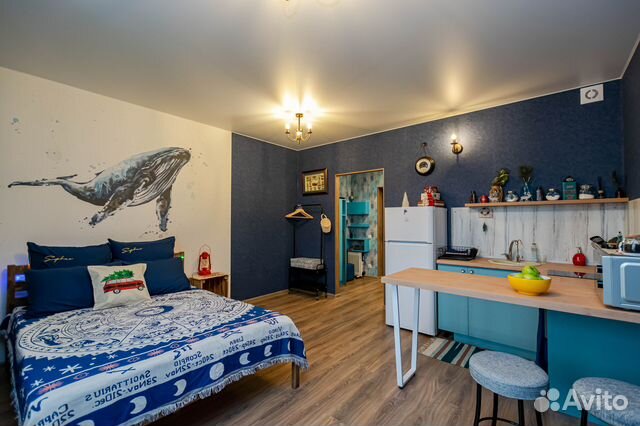

Квартира-студия, 27 м², 1 кровать