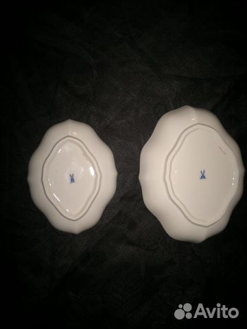 Meissen (Мейсен) фарфоровое блюдо с цветами Meissen (Мейсен) фарфоровое блюдо с цветами