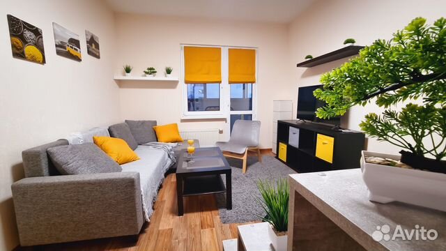 

1-к. квартира, 41,5 м², 2 кровати