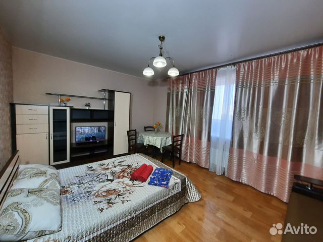 

1-к. квартира, 46 м², 2 кровати