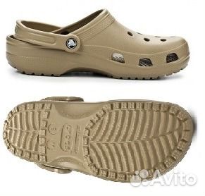 Сабо сандалии Crocs Classic беж - хаки 44 45 46 р Сабо сандалии Crocs Classic беж - хаки 44 45 46 р
