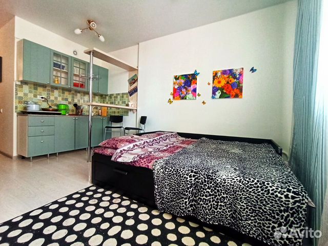 

Квартира-студия, 30 м², 2 кровати