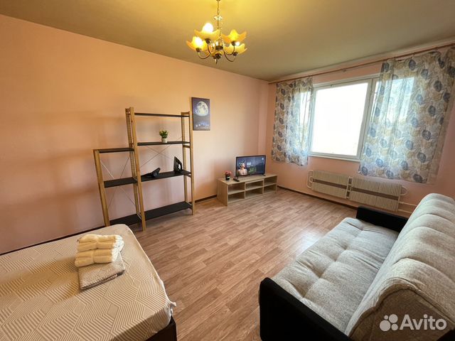 

1-к. квартира, 38 м², 2 кровати