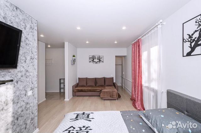 

1-к. квартира, 34 м², 2 кровати