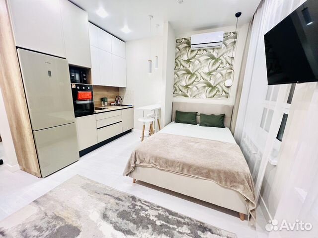 

Квартира-студия, 28 м², 1 кровать