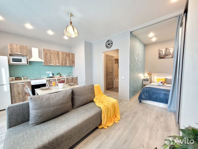 

Квартира-студия, 32 м², 2 кровати