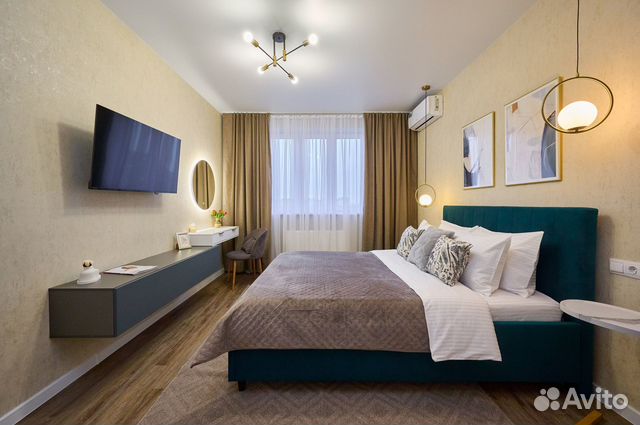 

1-к. квартира, 43 м², 2 кровати