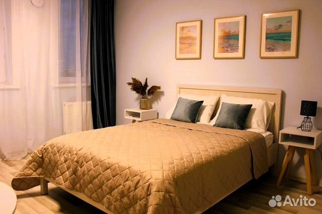 

Квартира-студия, 28 м², 2 кровати