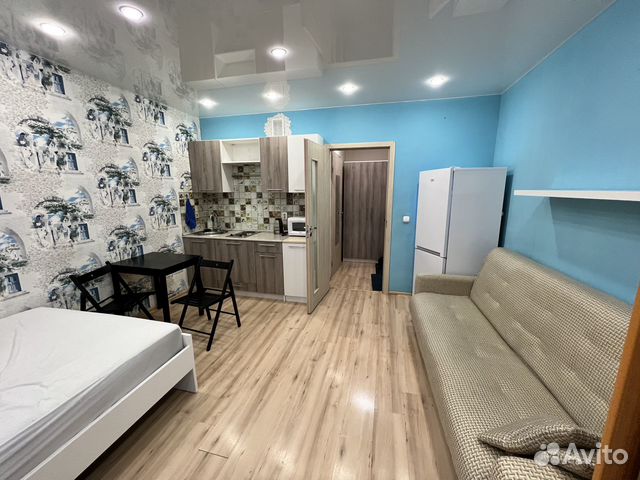 

Квартира-студия, 27 м², 2 кровати
