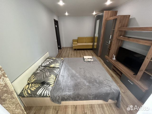 

1-к. квартира, 44 м², 2 кровати