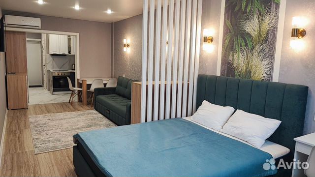 

Квартира-студия, 34 м², 2 кровати